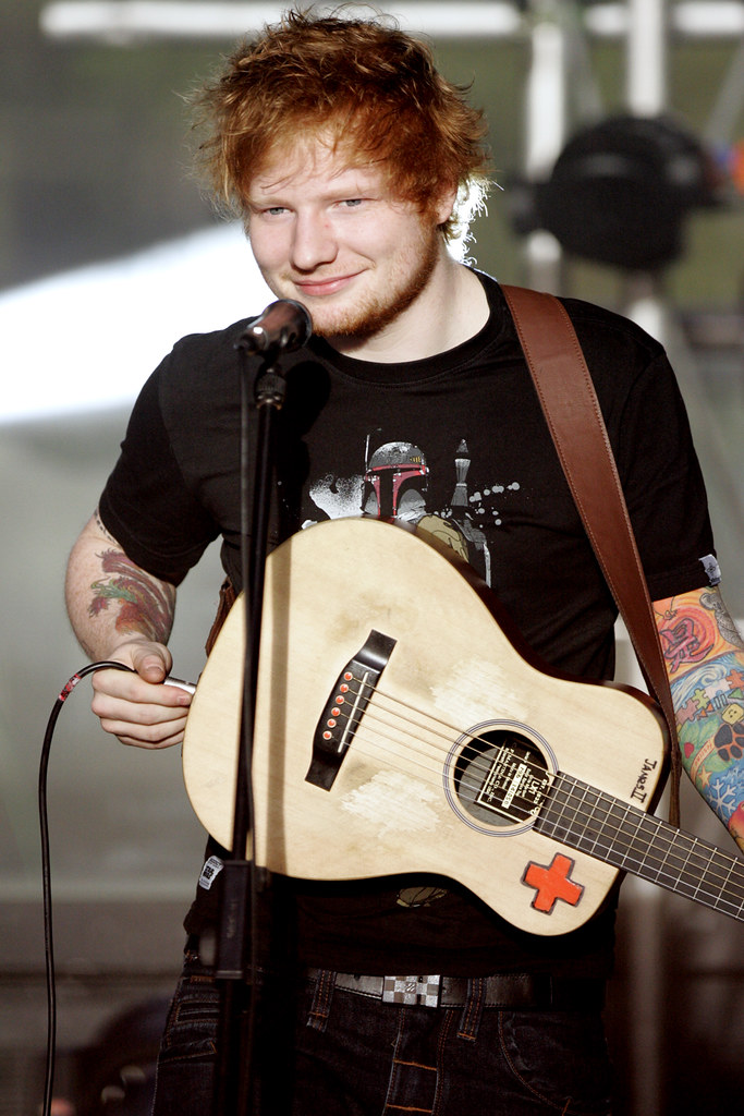 Le chanteur Ed Sheeran